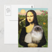 Mona Lisa - Himalayaanse kat 7 Briefkaart (Voorkant / Achterkant)