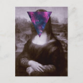 Mona lisa hipster briefkaart (Voorkant)