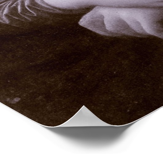 Mona lisa hipster. poster (Hoek)