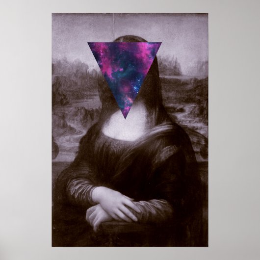Mona lisa hipster. poster (Voorkant)