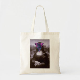Mona lisa hipster. tote bag