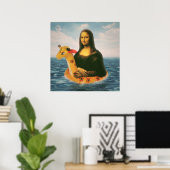 Mona Lisa Holiday Poster (Thuiskantoor)