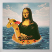 Mona Lisa Holiday Poster (Voorkant)
