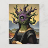 Mona Lisa Horror Briefkaart (Voorkant)