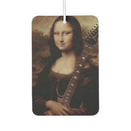 Mona Lisa houdt een gitaar vast Luchtverfrisser