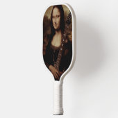 Mona Lisa houdt een gitaar vast Pickleball Paddle (Links)