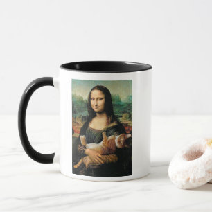 Mona Lisa houdt haar kattekattenliefhebbers vast Mok