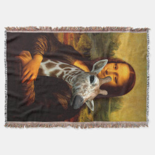 Mona Lisa houdt van Giraffes Deken