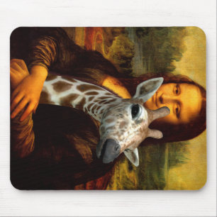 Mona Lisa houdt van Giraffes Muismat
