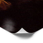 Mona Lisa houdt van Giraffes Poster (Hoek)