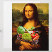 Mona Lisa houdt van groenten (Voorkant / Achterkant)