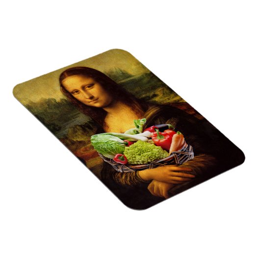 Mona Lisa houdt van groenten Magneet (Rechterzijde)
