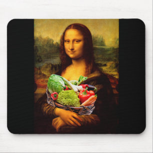 Mona Lisa houdt van groenten Muismat