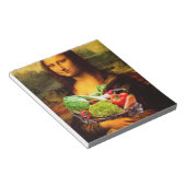 Mona Lisa houdt van groenten Notitieblok (Schuin)