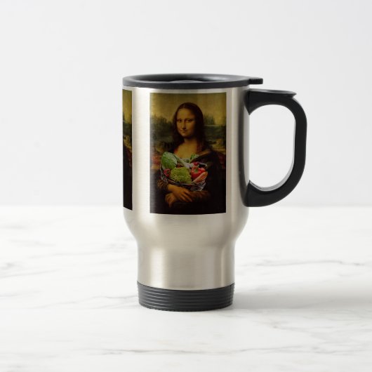 Mona Lisa houdt van groenten Reisbeker (Rechts)
