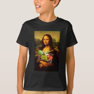 Mona Lisa houdt van groenten T-shirt