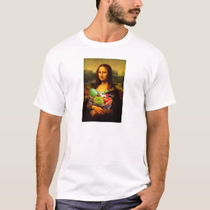 Mona Lisa houdt van groenten T-shirt