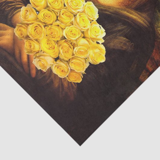 Mona Lisa houdt van Rozen Tissuepapier (Detail)