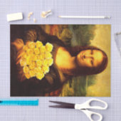 Mona Lisa houdt van Rozen Tissuepapier (Craft)