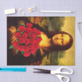 Mona Lisa houdt van Rozen Tissuepapier (Craft)