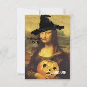 Mona Lisa ~ In de uitnodigingen van de Witch Costu (Voorkant)