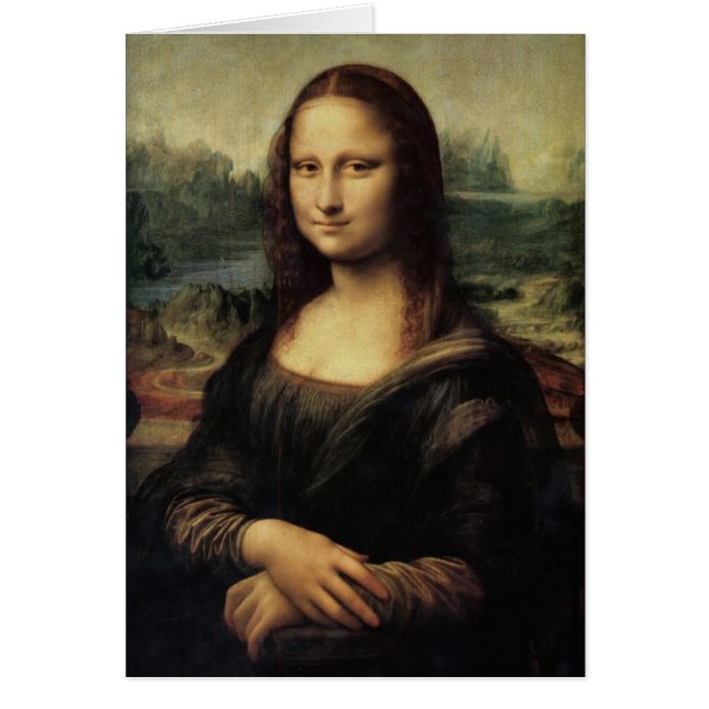 Mona Lisa in detail (Voorkant)