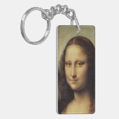 Mona Lisa in detail door Leonardo da Vinci Sleutelhanger (Voorkant Links)