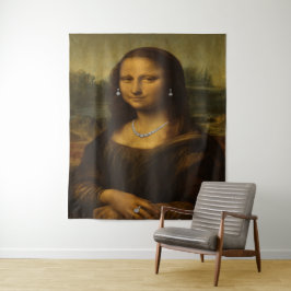 Mona Lisa in Diamanten Wandkleed