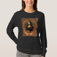 Mona lisa in een chirurgisch masker leonardo da Vi
