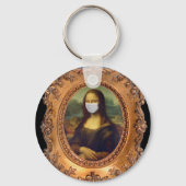 Mona lisa in een operatief masker leonardo da Vinc Sleutelhanger (Voorkant)