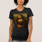 Mona Lisa in Gold T-shirt (Voorkant)