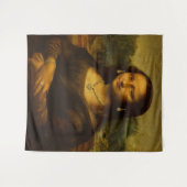 Mona Lisa in Goud Wandkleed (Voorkant (horizontaal))
