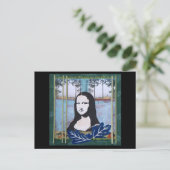 Mona Lisa in het land Briefkaart (Staand voorkant)