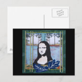 Mona Lisa in het land Briefkaart (Voorkant / Achterkant)