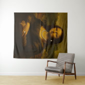 Mona Lisa in Parels Wandkleed (In Situ (horizontaal))
