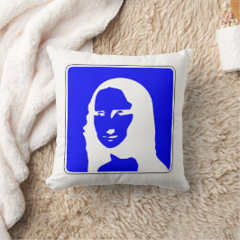 Mona Lisa Informatieve Wegwijzer Kunst Kussen