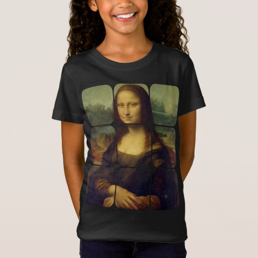 Mona Lisa Italiaanse Renaissance Kunstenaar Schild T-shirt (Voorkant)