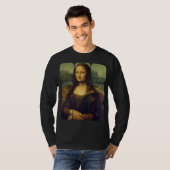 Mona Lisa Italiaanse Renaissance Kunstenaar Schild T-shirt (Voorkant volledig)
