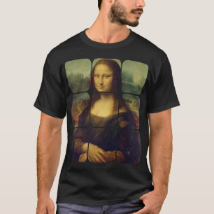 Mona Lisa Italiaanse Renaissance Kunstenaar Schild T-shirt