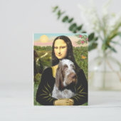 Mona Lisa - Italiaanse Spinone (roan 10) Briefkaart (Staand voorkant)