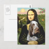 Mona Lisa - Italiaanse Spinone (roan 10) Briefkaart (Voorkant / Achterkant)