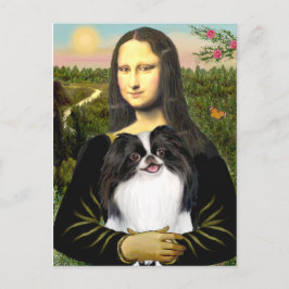 Mona Lisa - Japanse Chin 3 Briefkaart