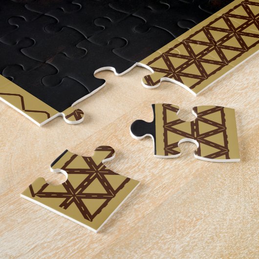 Mona Lisa Jigzaag Puzzle Legpuzzel (Zijkant)