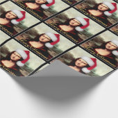 Mona Lisa Kerstman Kerstmis Cadeaupapier (Hoek)