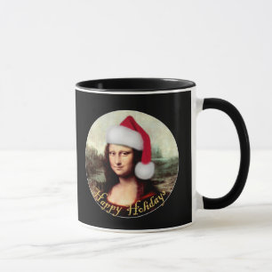 Mona Lisa Kerstman Kerstmis Mok