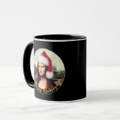 Mona Lisa Kerstman Kerstmis Mok (Voorkant links)