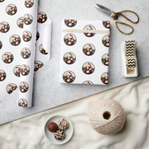 Mona Lisa Kerstman Sinterklaas Hoed Cadeaupapier