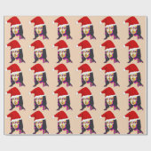 MONA LISA KERSTMIS GRAPPIG CADEAUPAPIER (Vlak)