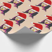 MONA LISA KERSTMIS GRAPPIG CADEAUPAPIER (Hoek)