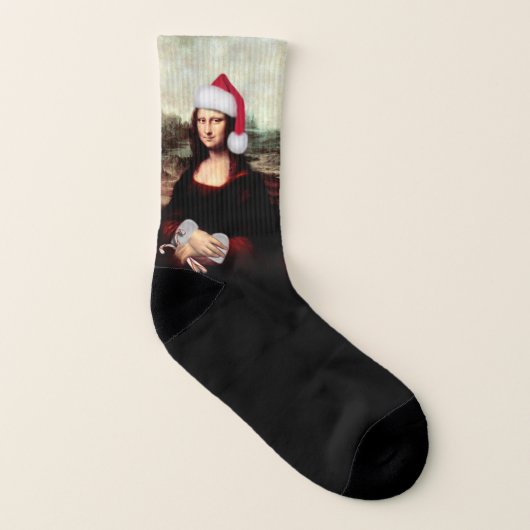 Mona Lisa Kerstmis Sokken (Rechts - buiten)